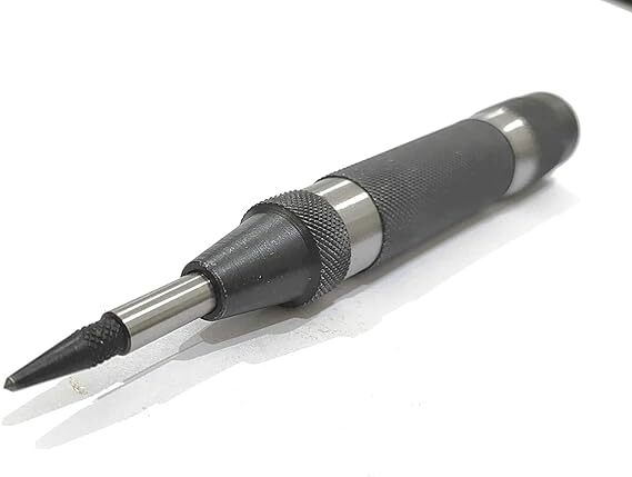 Automatic Center Punch with Replaceable Hardened Steel Tip (USA FULFILLED)