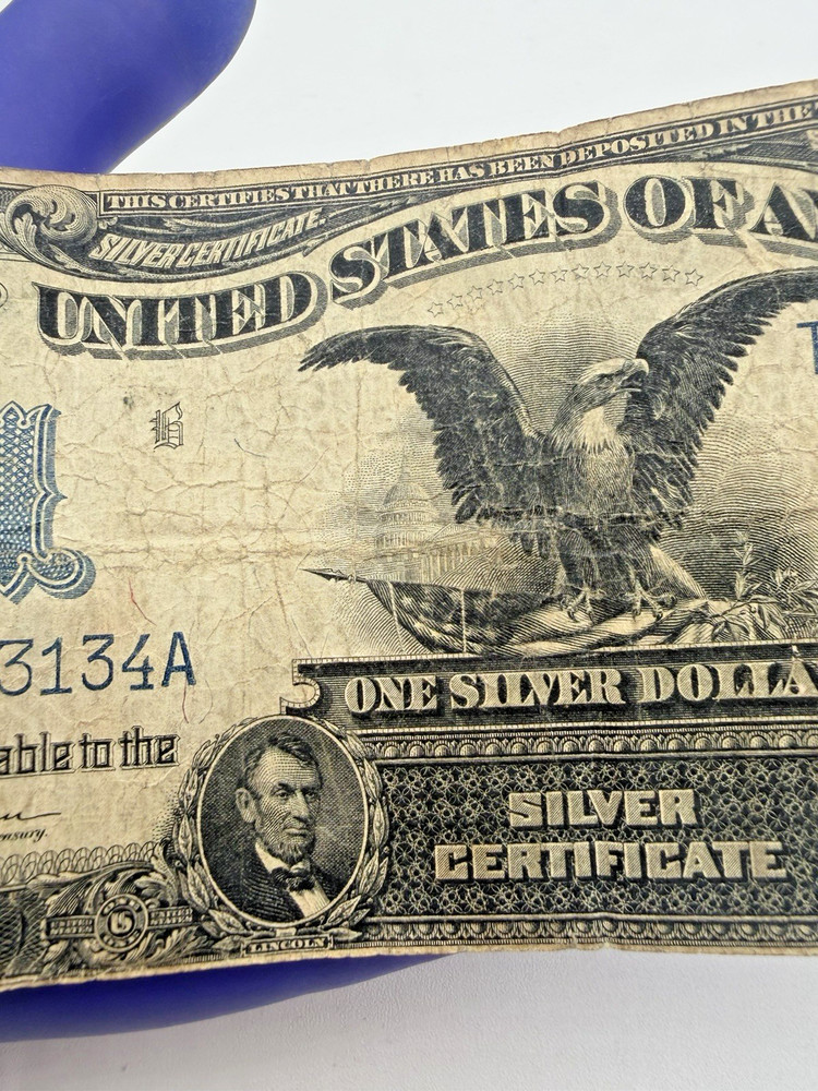 1899 $1 Silver Certificate “Black Eagle” Note Speelman / White Extremely RARE!!