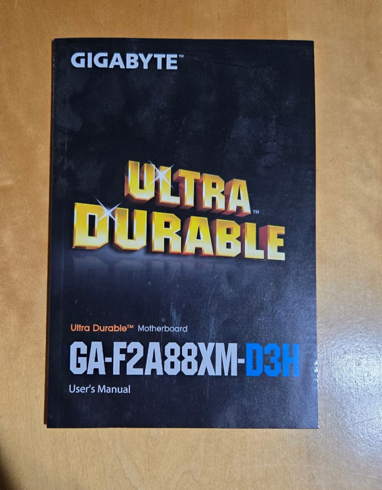 Gigabyte GA-F2A88XM-D3H Motherboard + Unknown AMD CPU (Working Pull)