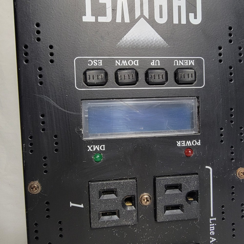 CHAUVET DJ Pro-D6 6-Channel Dimmer Pack Lighting Controller W/ DMX 512 DECODER