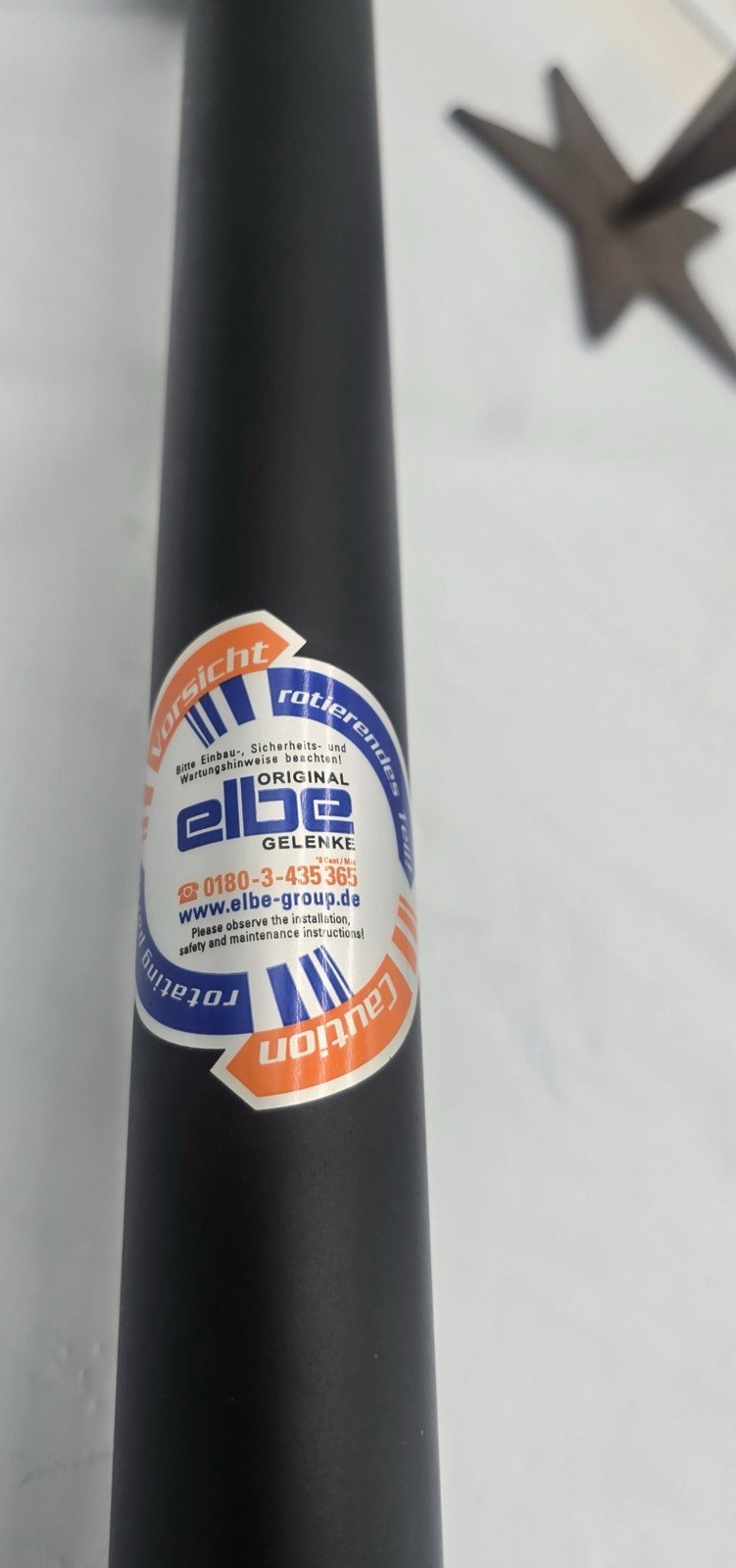 Elbe Elso Gelenke 0.106.111 Universal Cardan PTO Drive Shaft W/540mm Ext NEW OEM