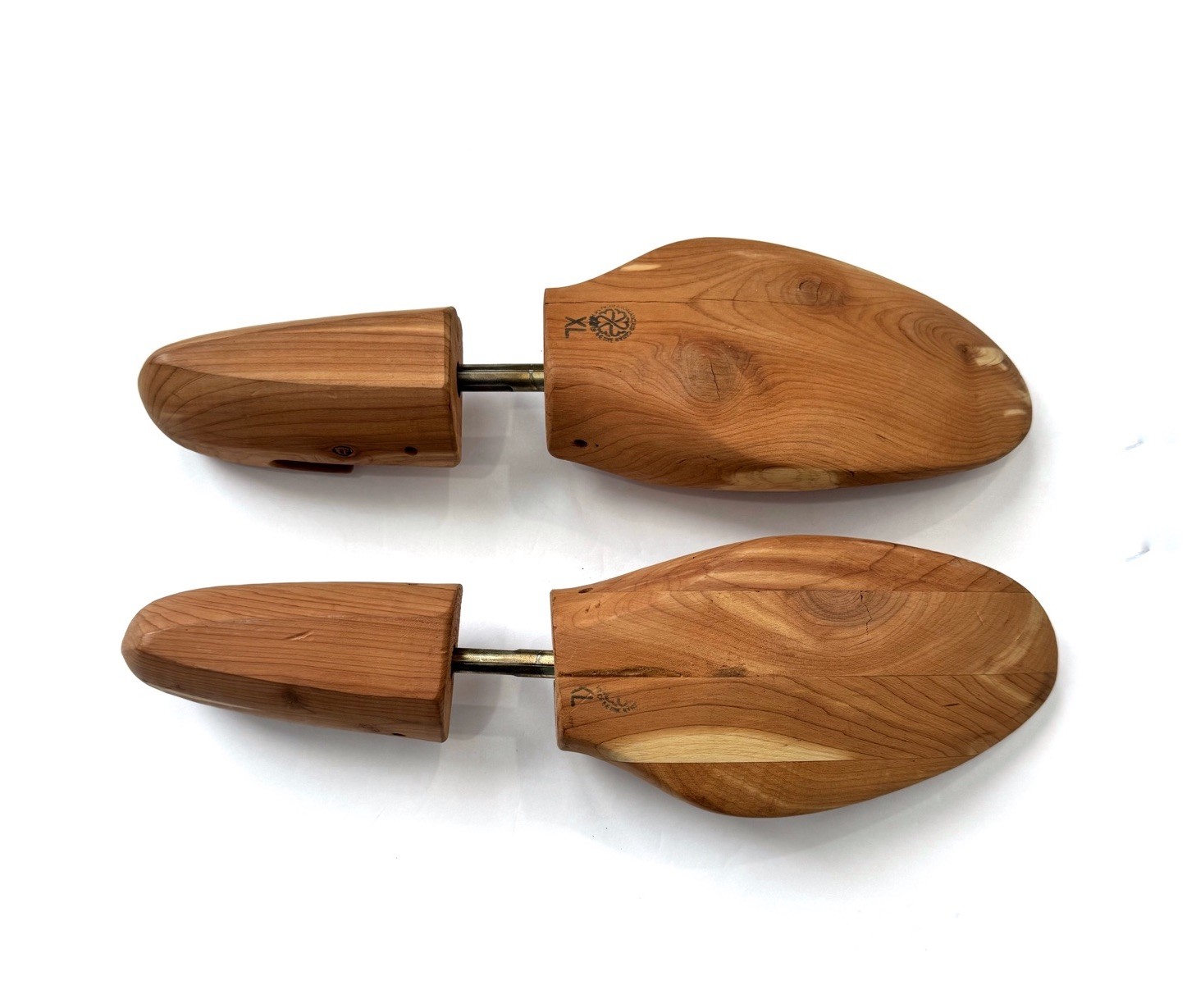 Bally of Switzerland Cedar Wood Shoe Trees Adjustable Size XL Shape Keepers