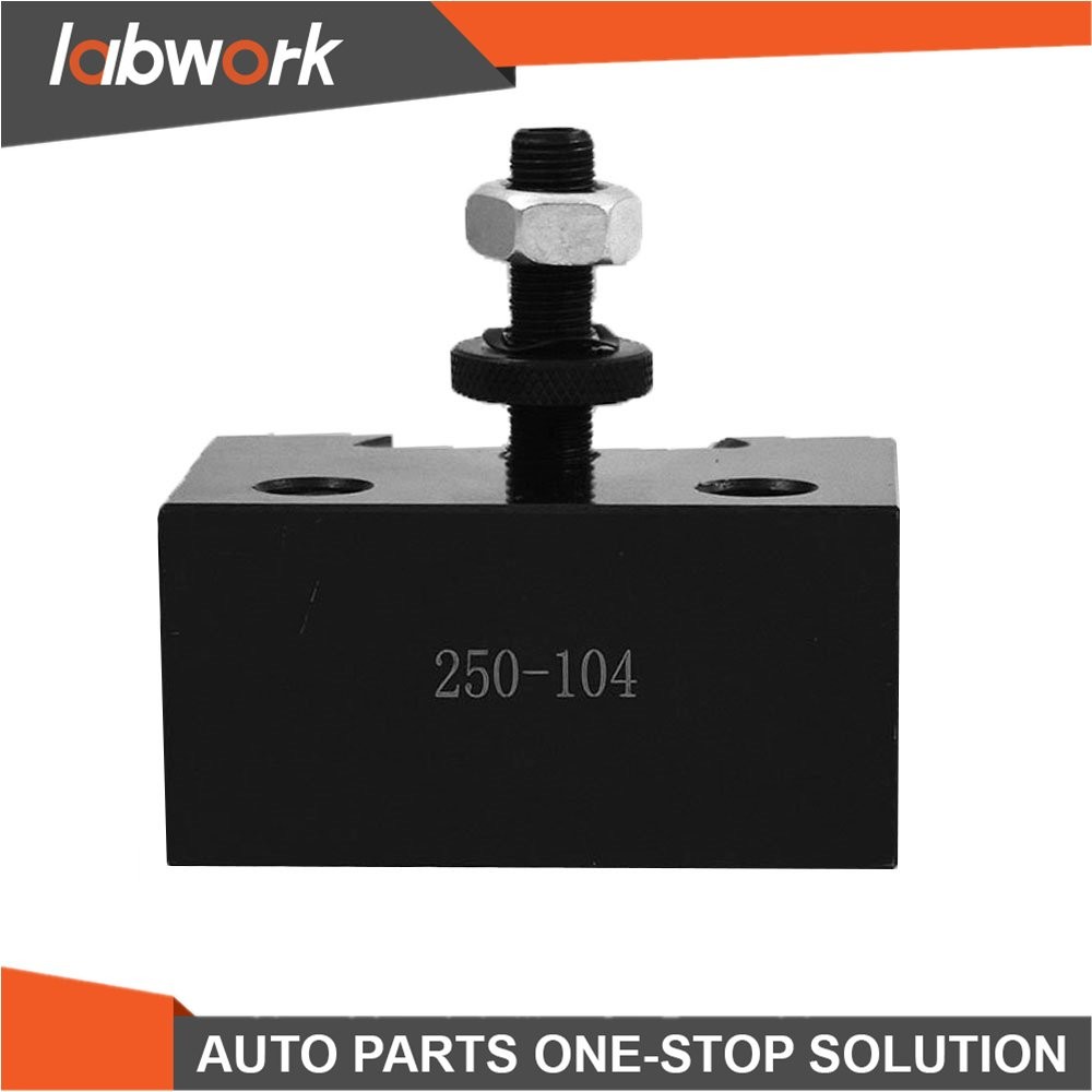 Labwork AXA 250-111 Wedge Tool Post Set For Lathe 6-12" Plus 2 Extra Tool Holder