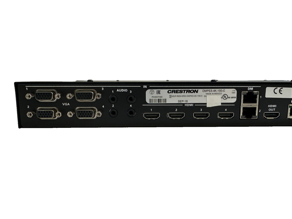 Crestron DMPS3-4K-150-C 4K Digital Media Presentation System