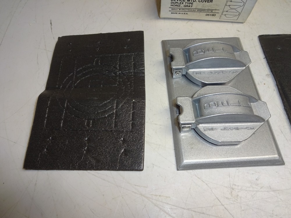 BELL 245-AL FLUSH DUPLEX COVER PLATE