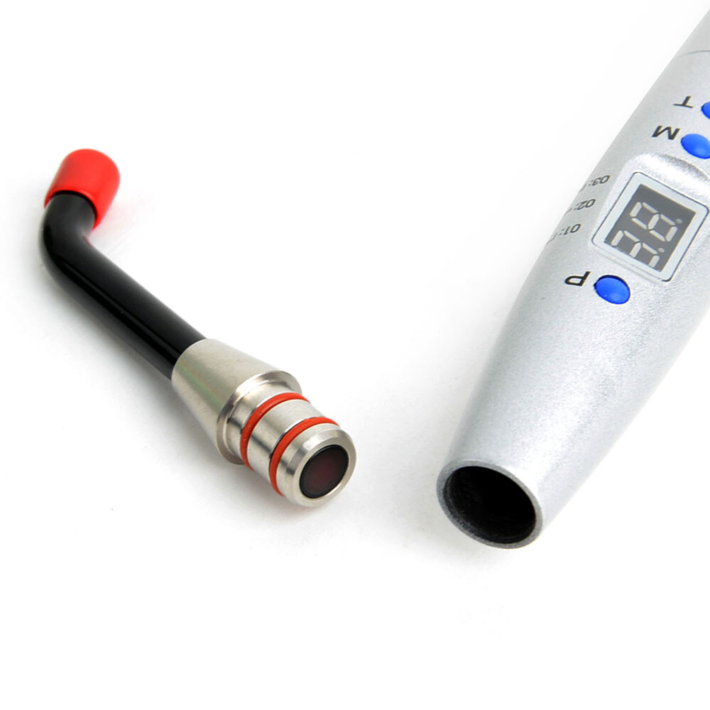 5Pcs Dental LED Curing Light 3 Mode 10W Gradually Flashing All Light Mode Silver