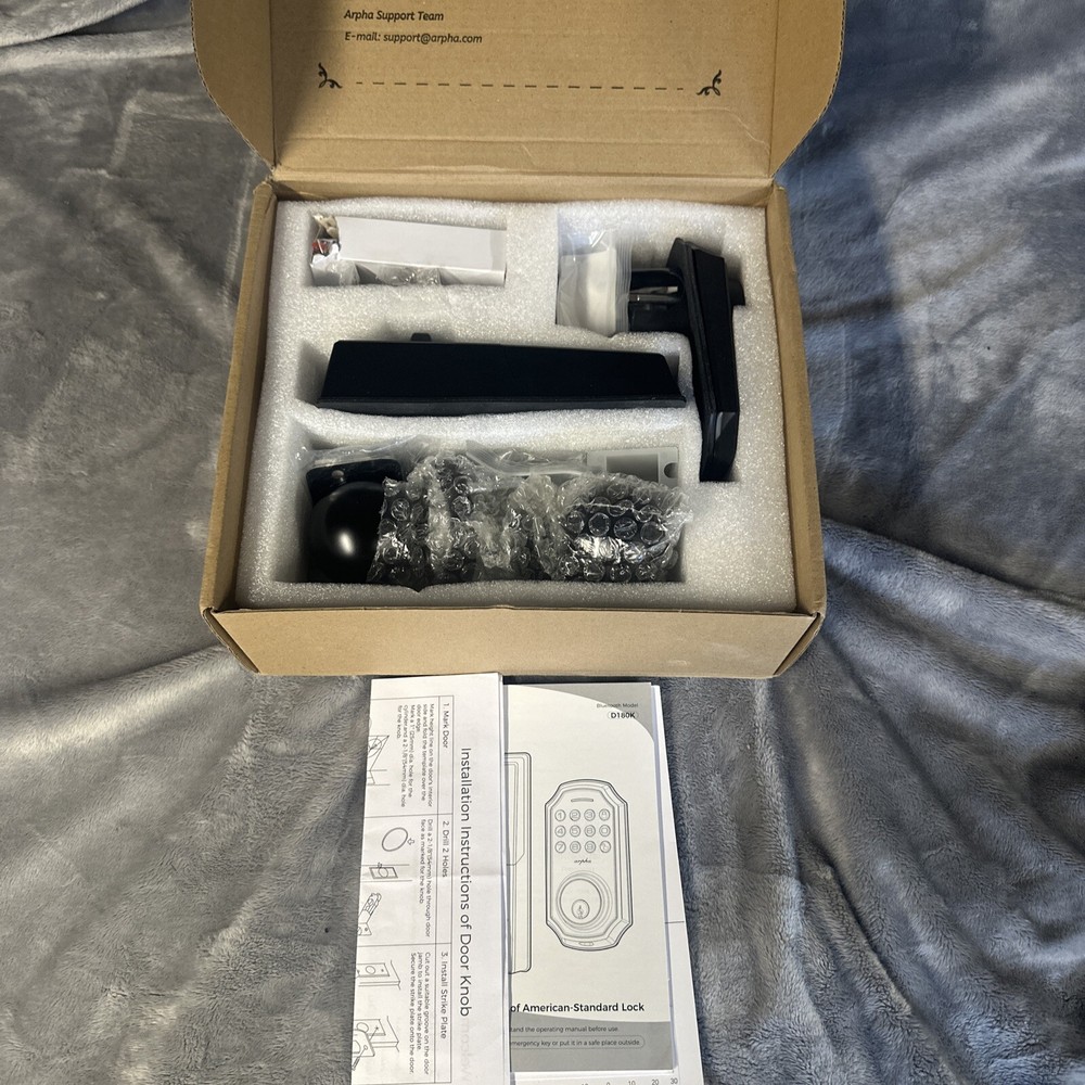 Smart Keyless Entry Door Lock Electronic Keypad Deadbolt + Door Knob