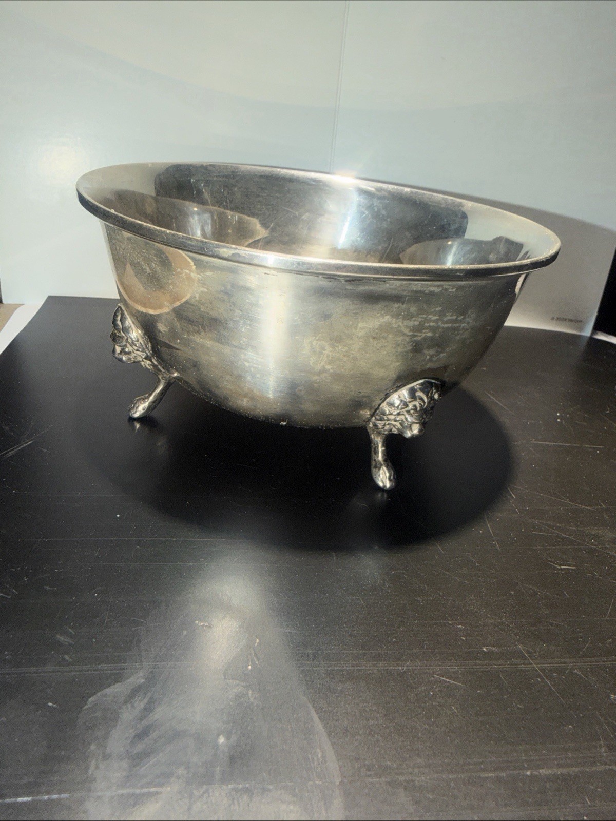 Original Art Nouveau Effy signed BH Sterling Silver Footed Bowl