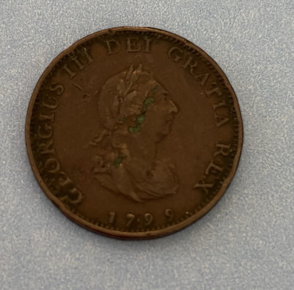 1799 English Farthing George III