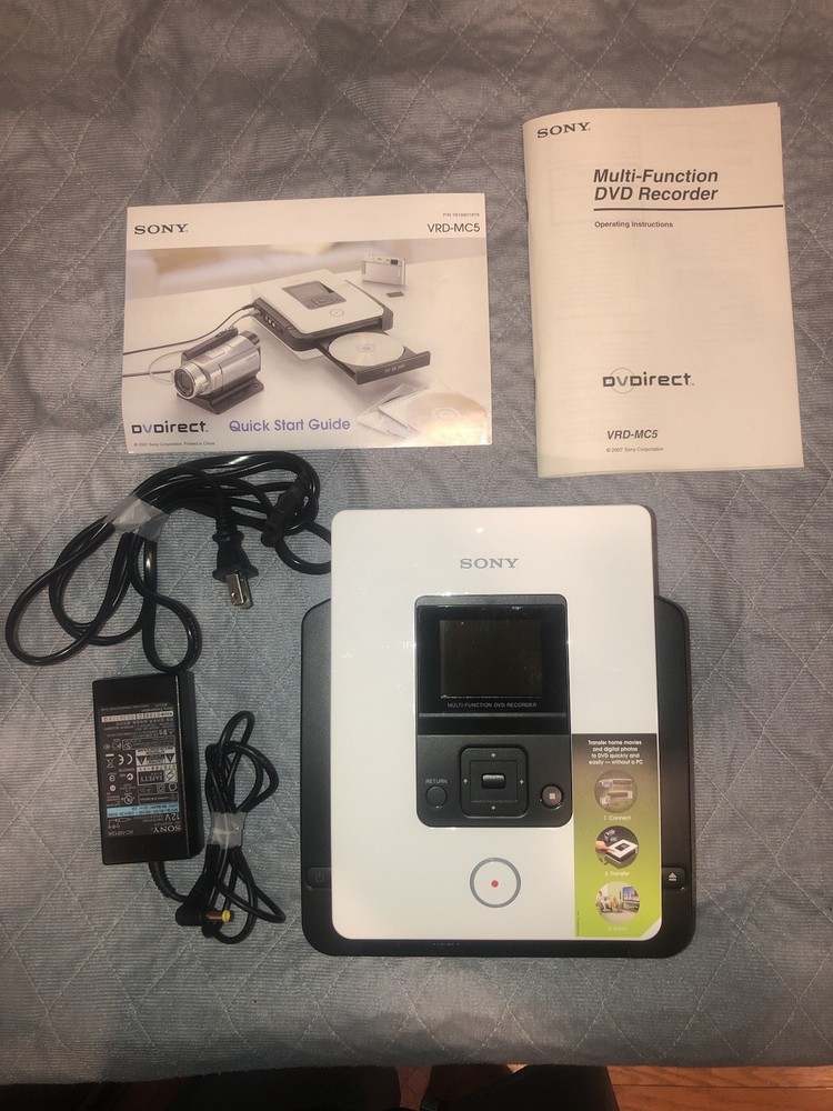 Sony DVDirect VRD-MC5 Multi-Function DVD Recorder | Digitize VHS & Camcorder
