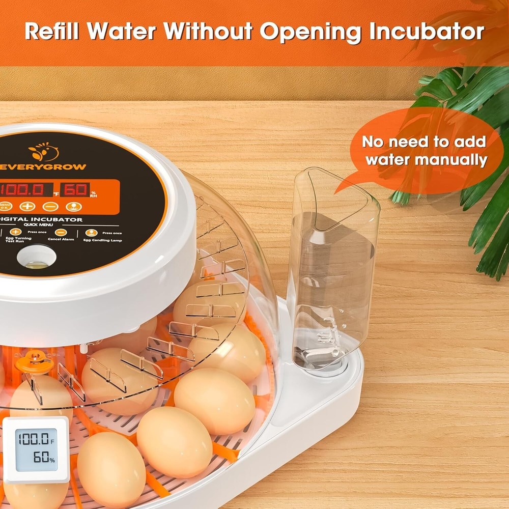 Incubators for Hatching Eggs, 22 Eggs Smart Incubator with Automatic Egg Turning