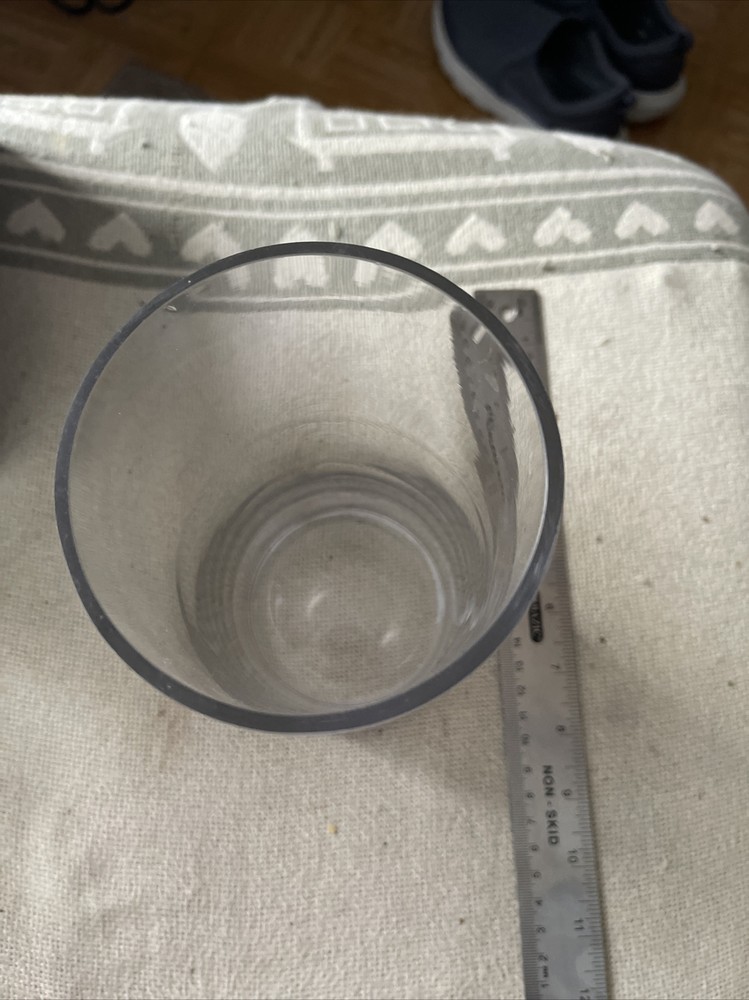 Tall Glass Candle Holder