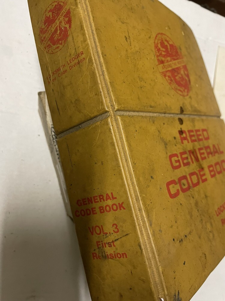 Locksmith - Reed General Code Books - Choose Volume