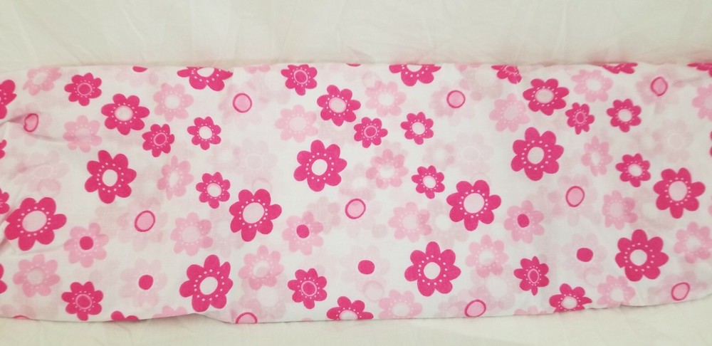 Summersault Pink Floral Fitted Crib Sheet NIP