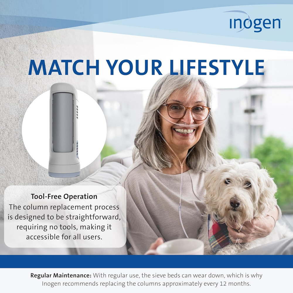 One G3 Replacement Column Pair - Oxygen Accessories - Two Removable Metal Column