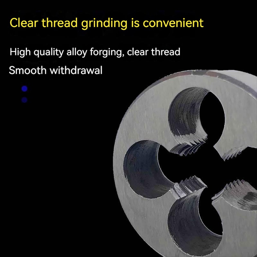 1pc Metric Right Hand Die M80 X 2 4 6mm Threading Tools