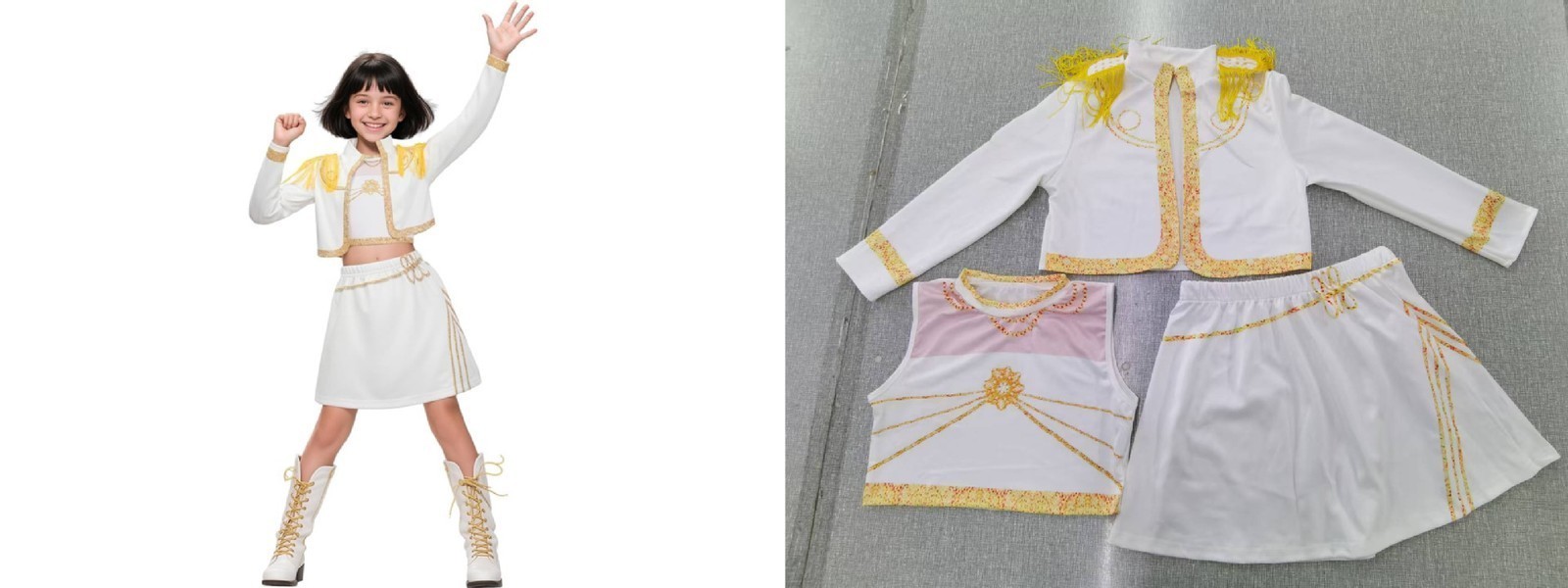 Girls Rumi Mira Zoey Kpop Demon Hunters Dress Cosplay Costume Party Fancy Dress