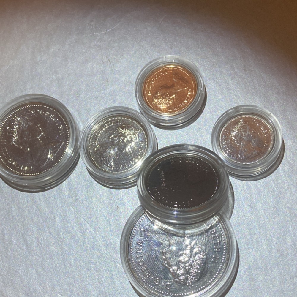 Royal Canadian Mint 6-Coin Set Presentation Case w/ Specifications Sheet and 🎁
