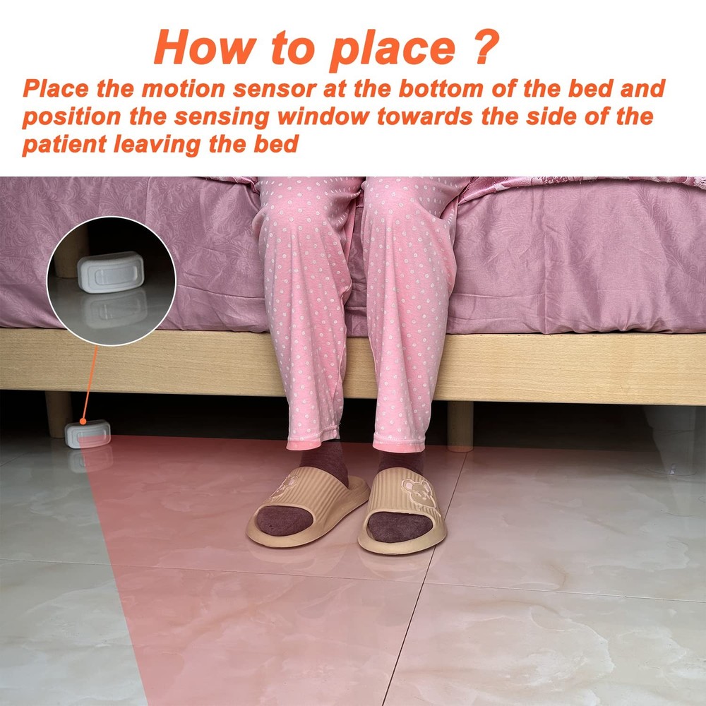 Upgraded Version Bed Sensor Alarm and Fall Prevention for Elderly/Dementia an...