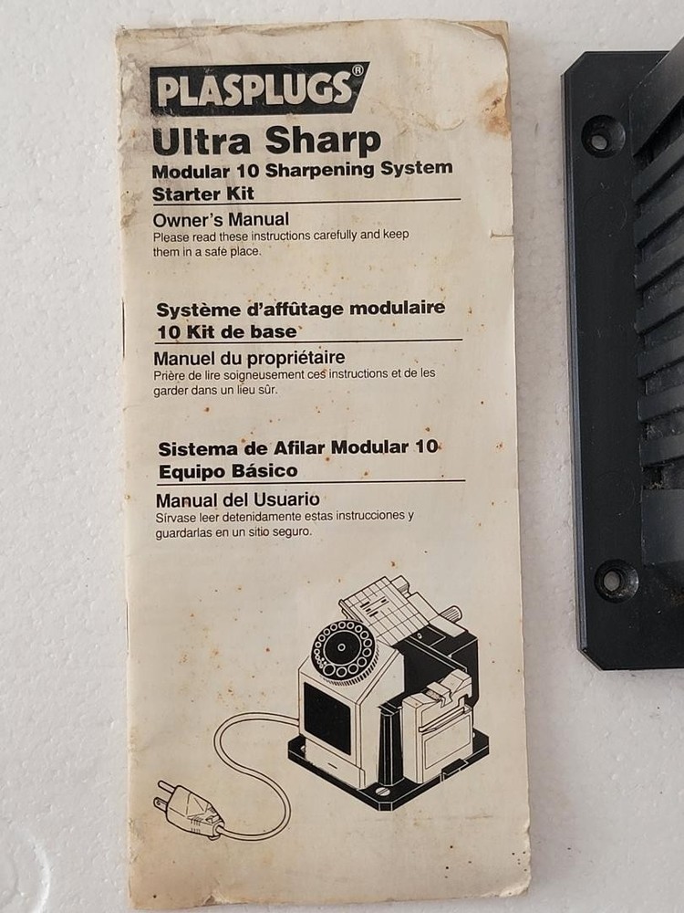 Plasplugs Ultra Sharp Modular 10 Drill Bit Sharpening System - Free Shipping