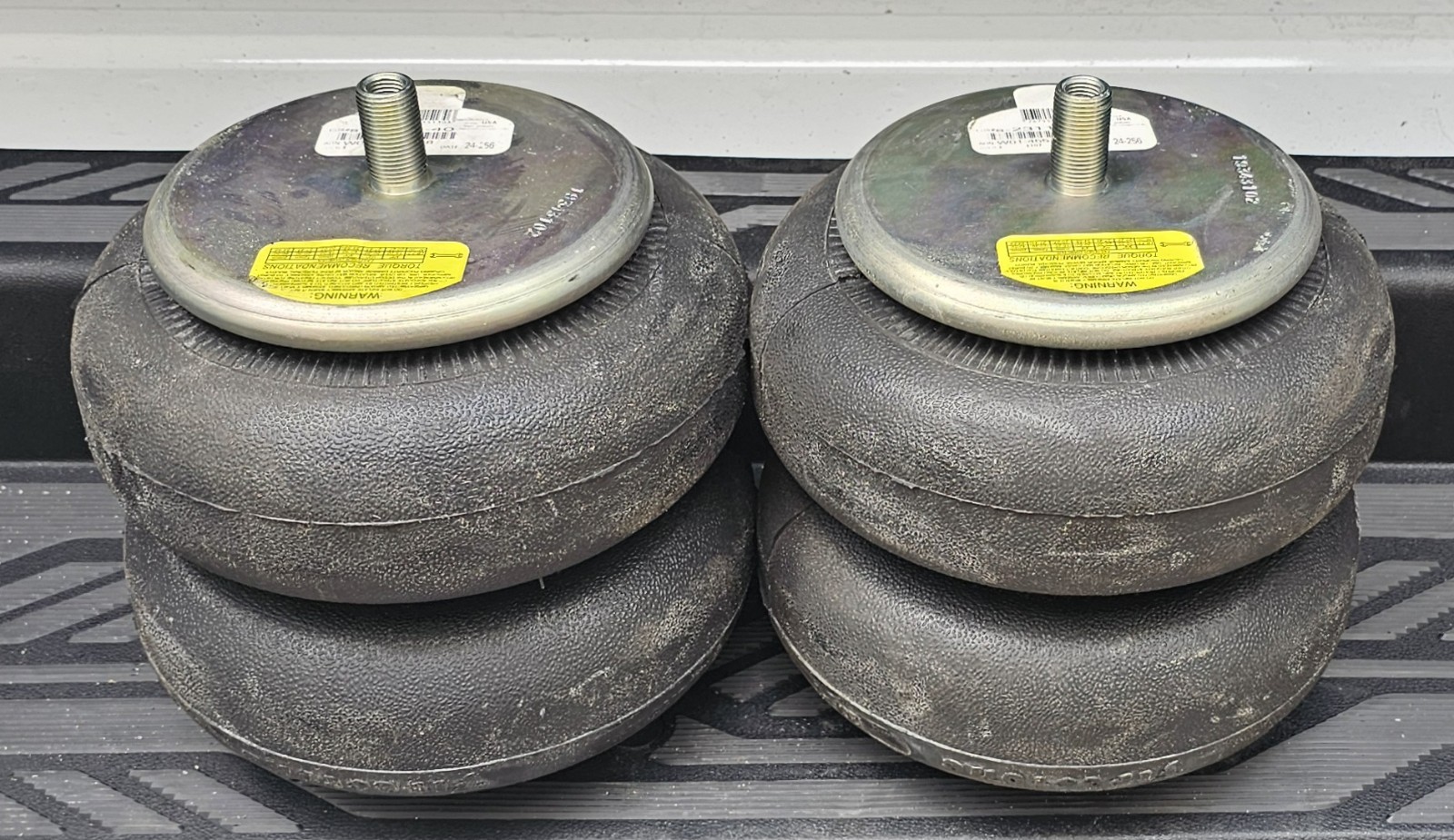 2- Hendrickson 23114-40 Double Convoluted Air Spring Suspension Bag W01-455-8148