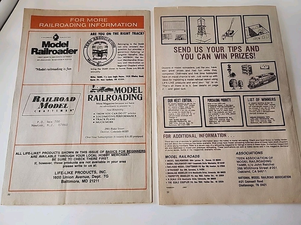 2 Life-Like 5th & 8th Edition Basics For Beginners/Model Railroading