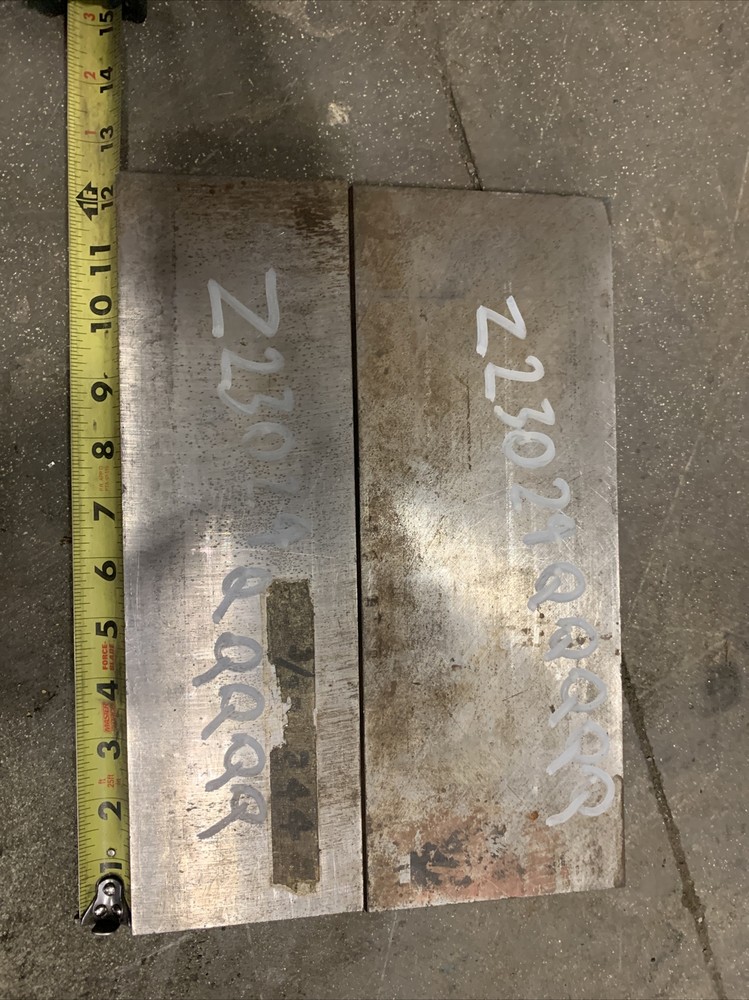 (2) 12” Dies Pair Used Press Brake Tooling