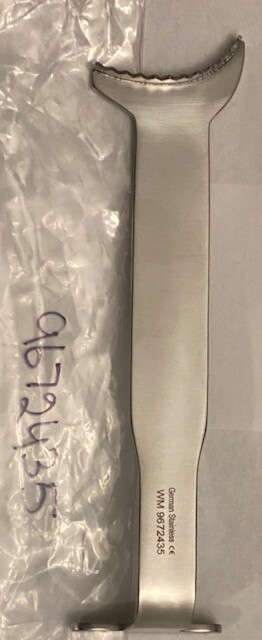 SEMI-CIRCUMFERENTIAL GLENOID RETRACTOR 8" BLADE/WIDTH--2.125"