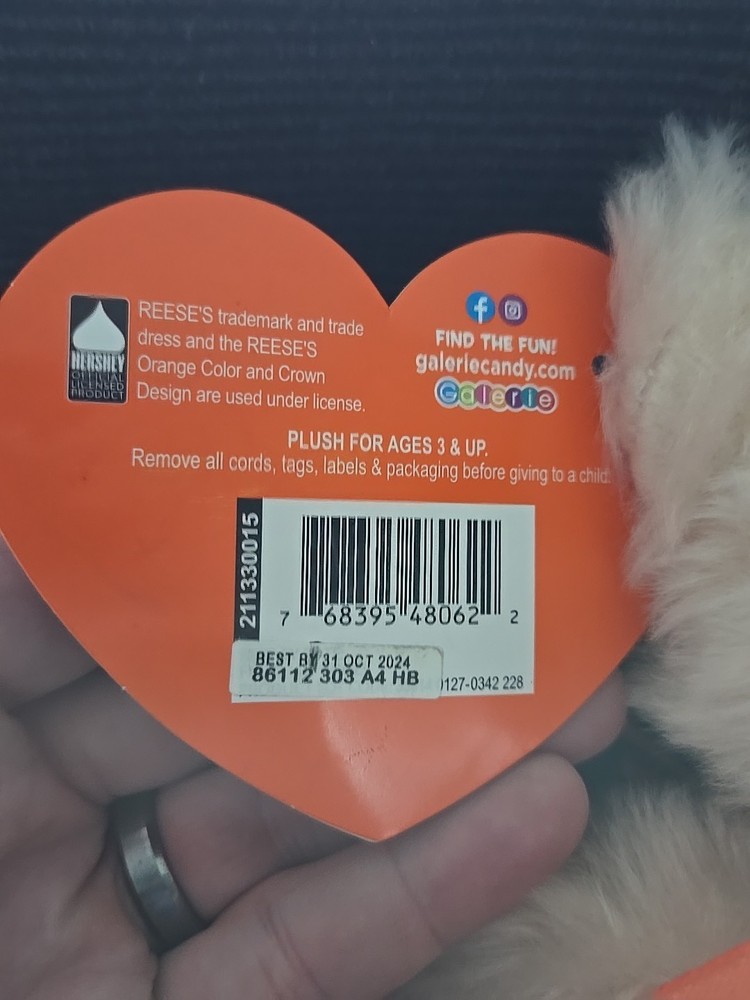 Reese’s Peanut Butter Cup Fuzzy Bear