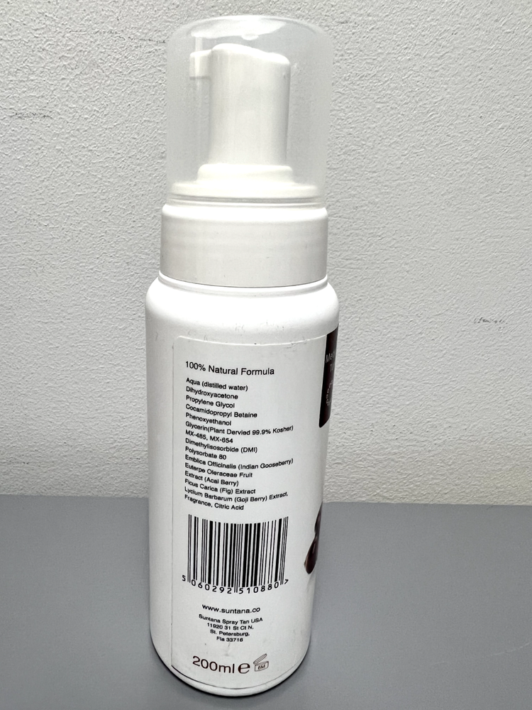 Suntana Self Tan Mousse - Cherry Medium Tan 8oz - self-application home tanning
