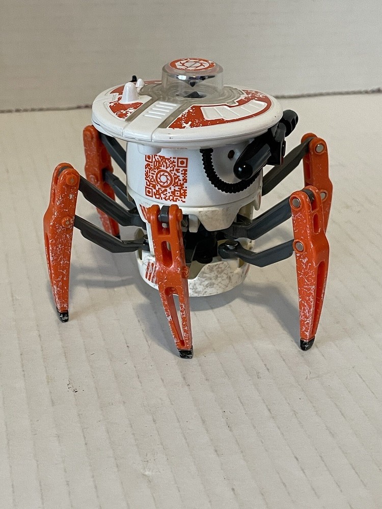Hexbug Battlebots Spider Bot White Orange No Remote Untested