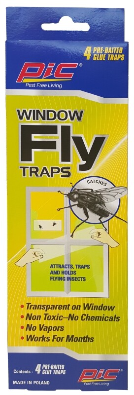 Pic FTRP Window Fly Trap ~ 4 pack