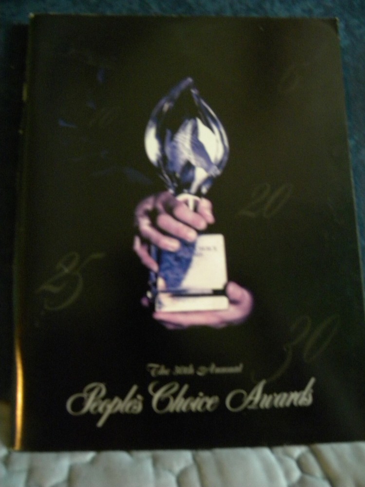 2004 People's Choice Awards 30th Show Program