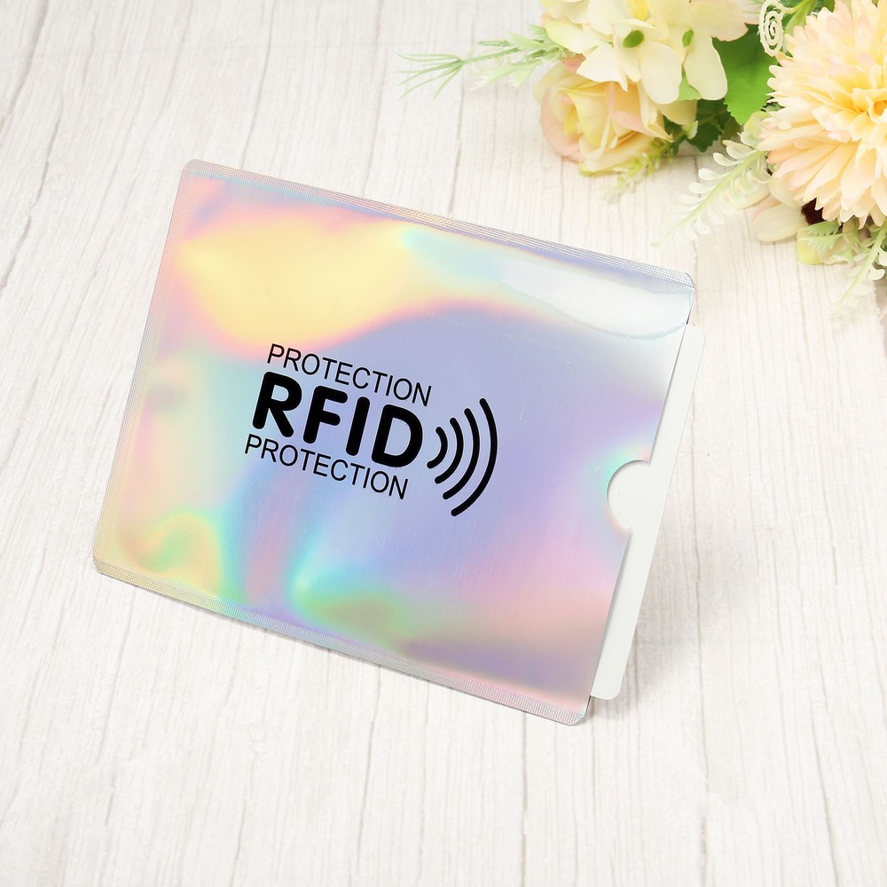 10 x RFID Blocking Passport Sleeves with Pattern Anti-Theft Identity Protector
