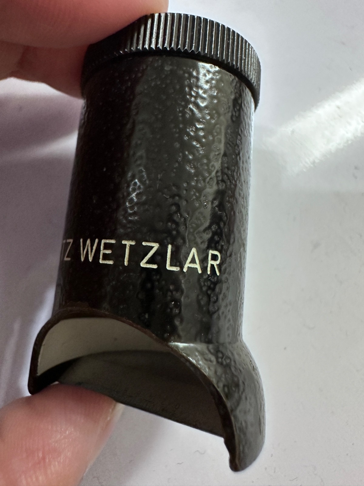 LEITZ WETZLAR Germany 8x Loupe Scale Measuring Magnifying Glass