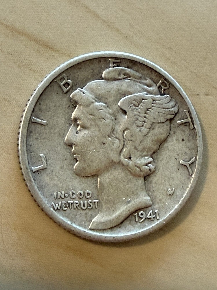 1941 Mercury Dime