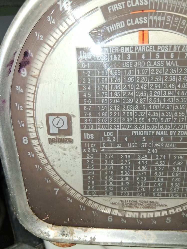 Vintage Pelouze Postal Scale.