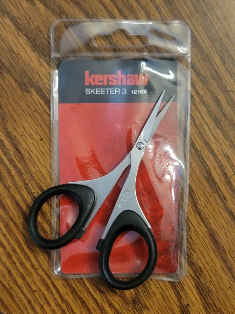 Kershaw "Skeeter 3" Razor-Sharp High Precision Scissors for Fly-Tying #1216X