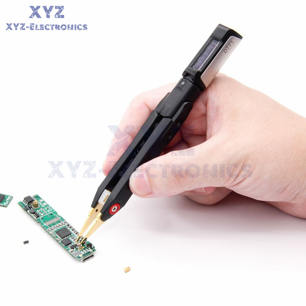 DT71 Mini Digital Tweezers LCR Meter Signal Generator Debugging Reparing Tool