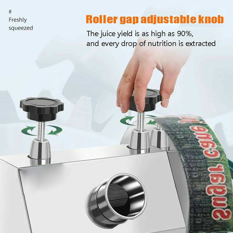 Commercial Manual Sugar Cane Press Juicer Juice Machine Extractor Mill 50kg/h