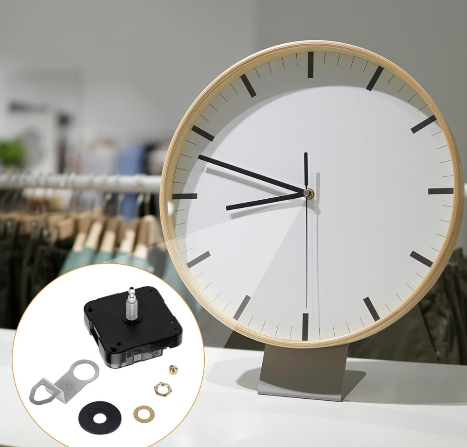 Quartz Clock Movement Replacement 29/32" Shaft Battery Wall Clock Motor Kit