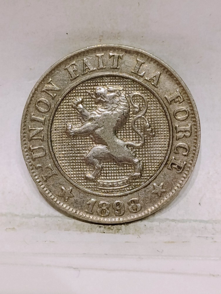 BELGIUM ~ 1898 ~ 10 CENTIMES ~ CH VF