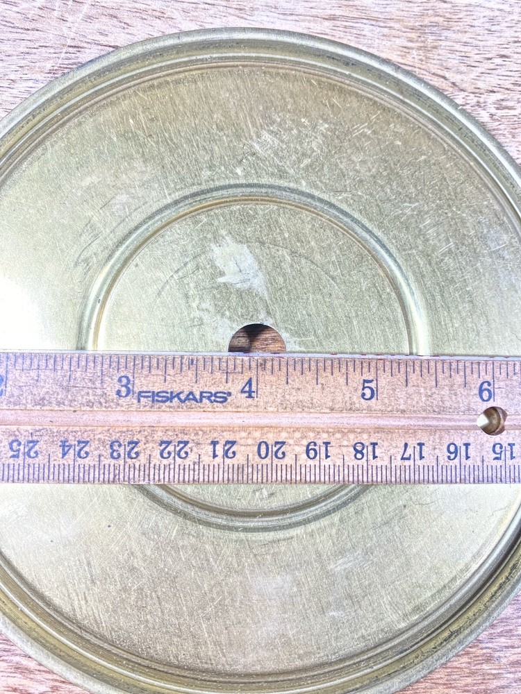 6.00 Inch Diameter Parlor Clock Dial Pan (KD669)