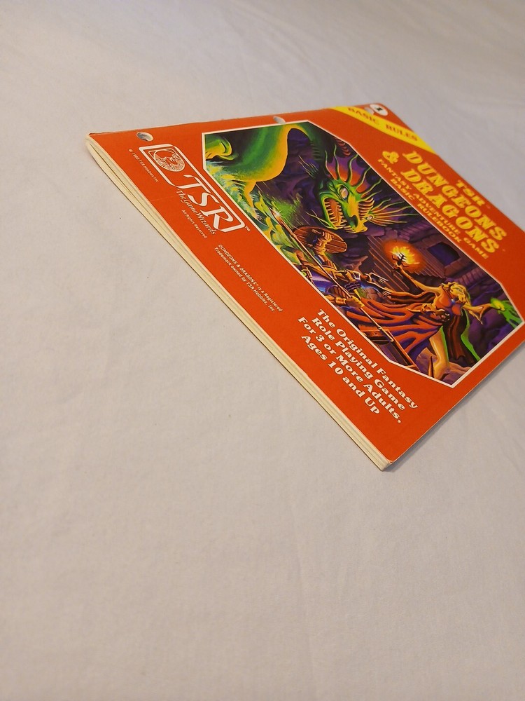 Vintage Dungeons and Dragons Basic Rulebook Very Fine Condition