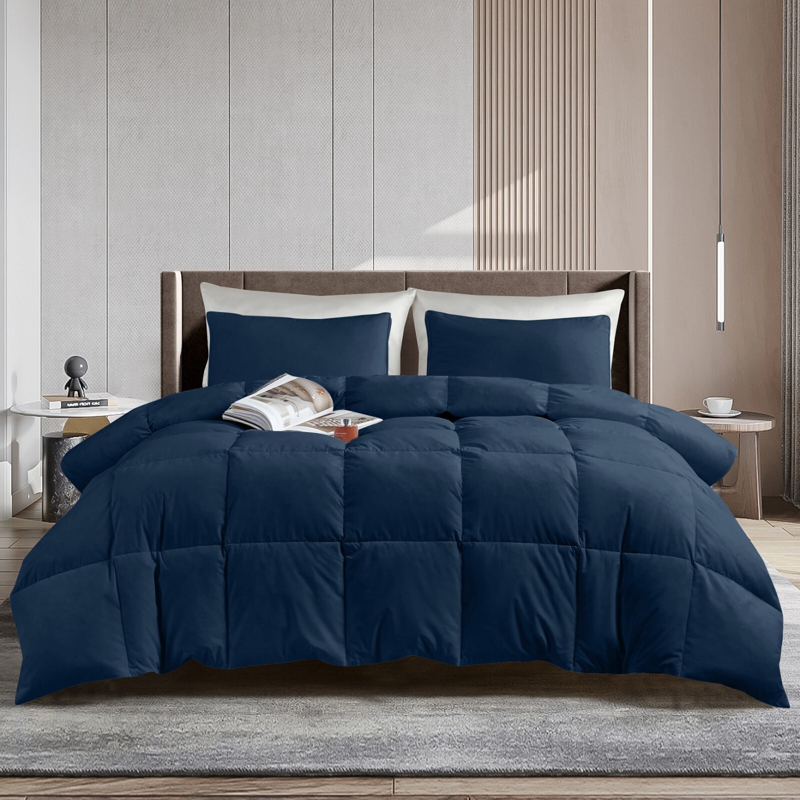 Luxury Bedding Comforter Duvet Insert With Corner Tab King Queen Size All Season