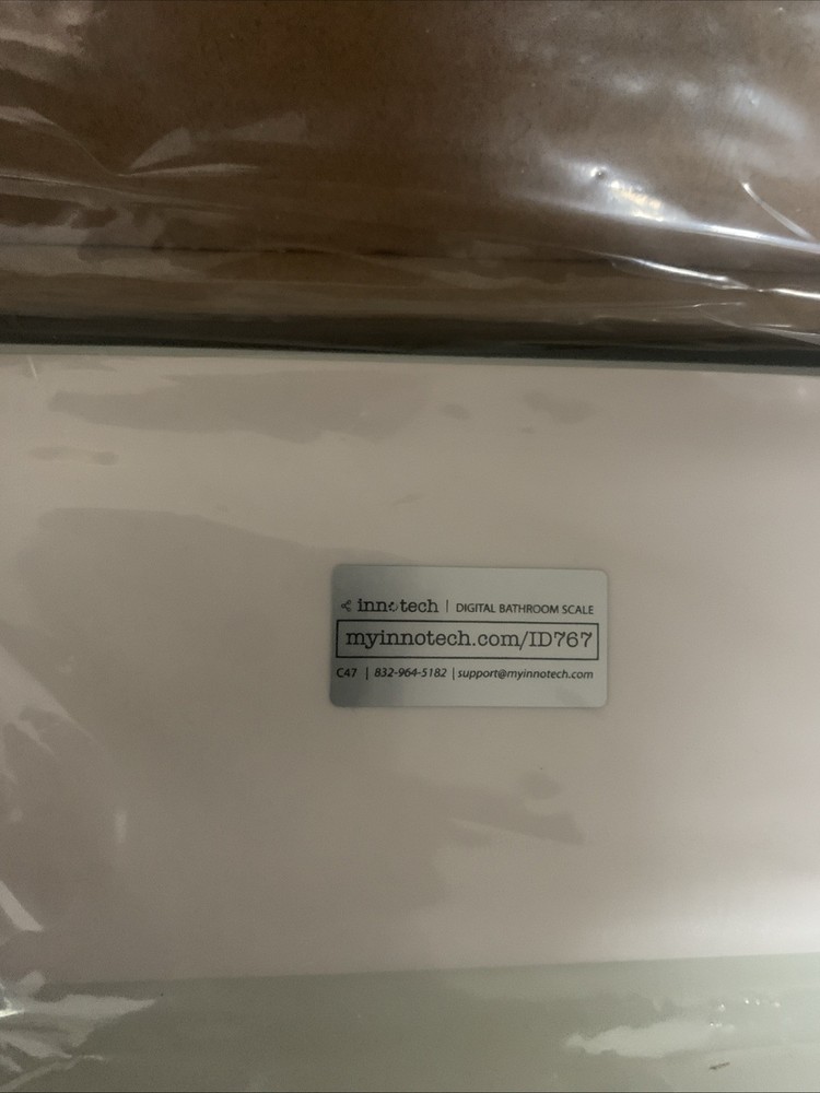 inn tech Digital Bathroom Scale Model ID-767 Lbs Kgs