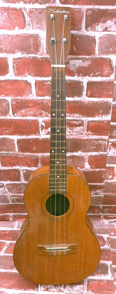 Harmony Silvertone Baritone Ukulele Uke 30” Vintage