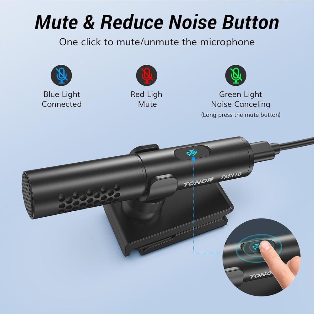 TONOR USB Conference Microphone for Laptop, Adjustable Computer PC Mic