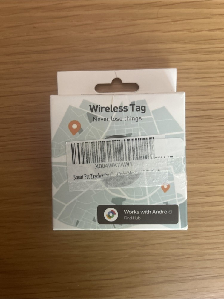 Wireless Android Compatible Air Tag Pet Tracker GPS Color Black