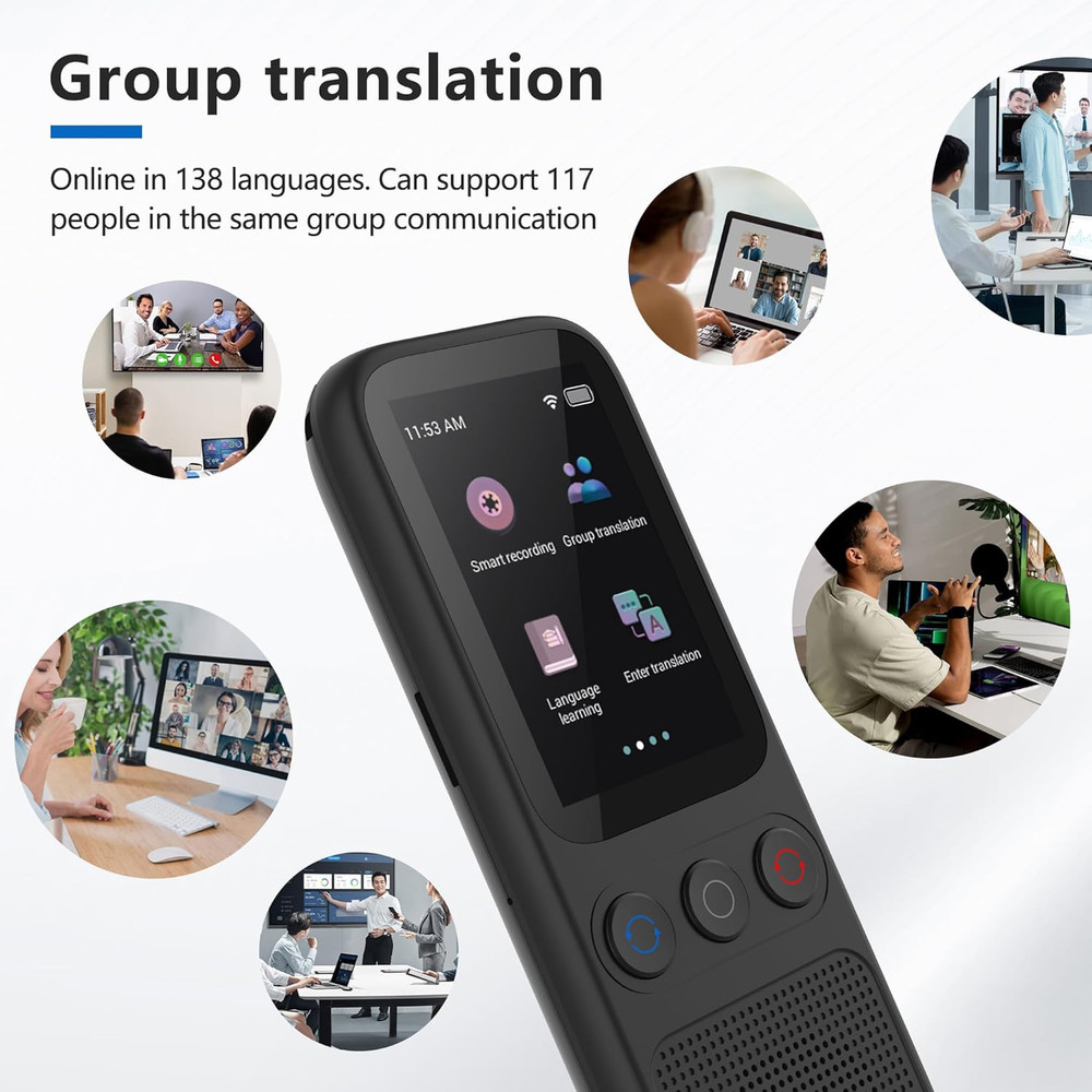 Language Translator Device, 138 Languages Supported, Instant Offline Language Tr
